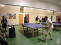 Alain Bazile (6) au fond qui s'incline en 4 sets contre Christophe Fantoli (7)